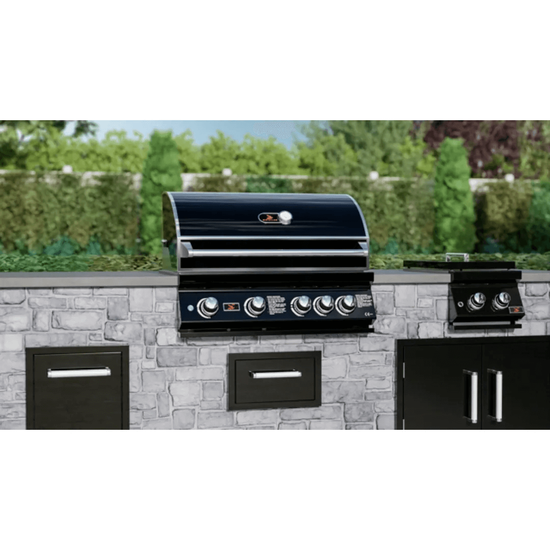 Whistler Grills Built-In Black Silk Burford 4 Gas Grill