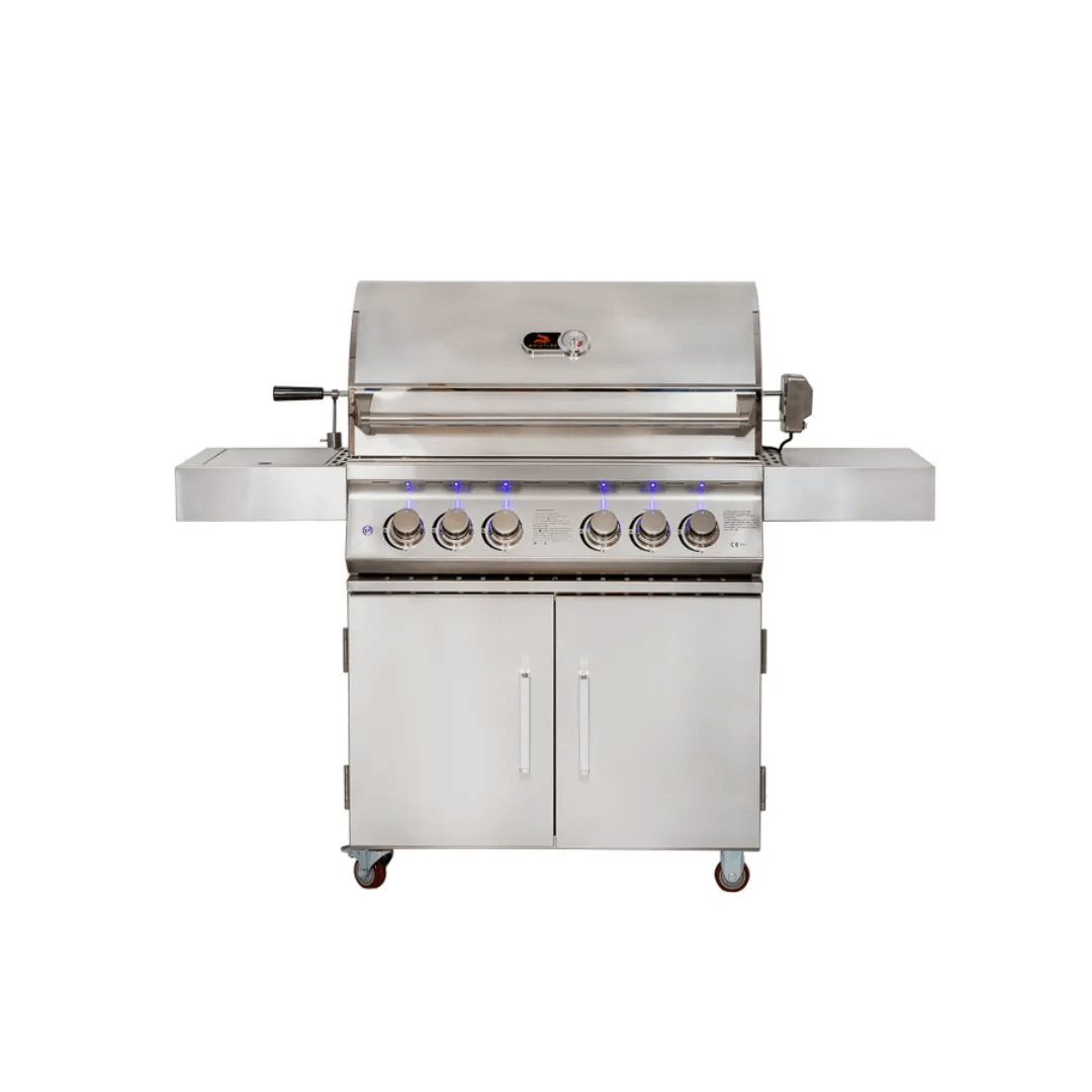 Whistler Grills Bibury 4 Gas Grill with Rotisserie & Cover