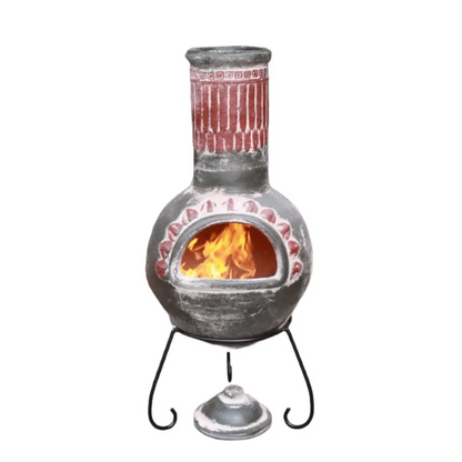 Plumas Large Mexican Chimenea in Green