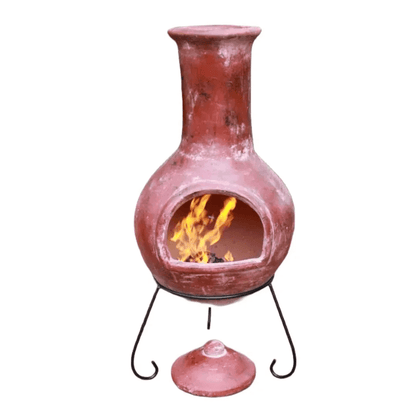 Colima X-Large Mexican Chimenea in Red