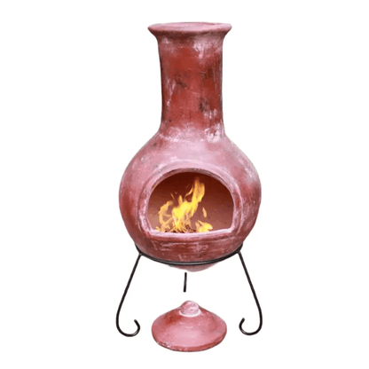 Colima X-Large Mexican Chimenea in Red