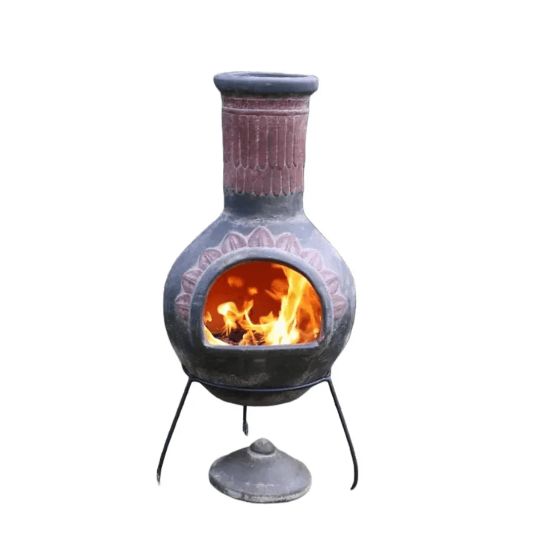 Plumas X-Large Mexican Chimenea in Green