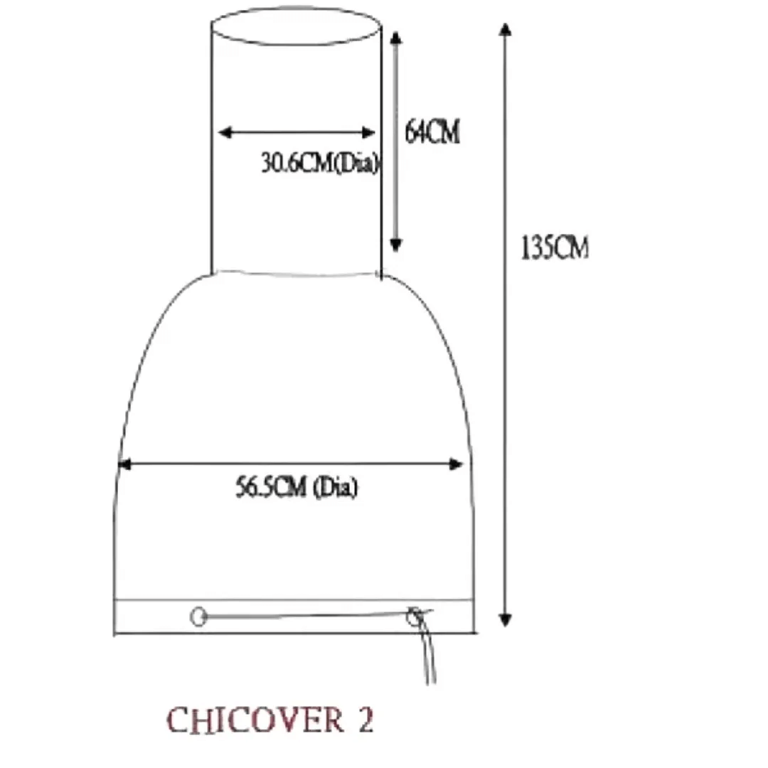 Chimenea Cover for Extra-Large Clay, Cast Iron & Steel Chimeneas