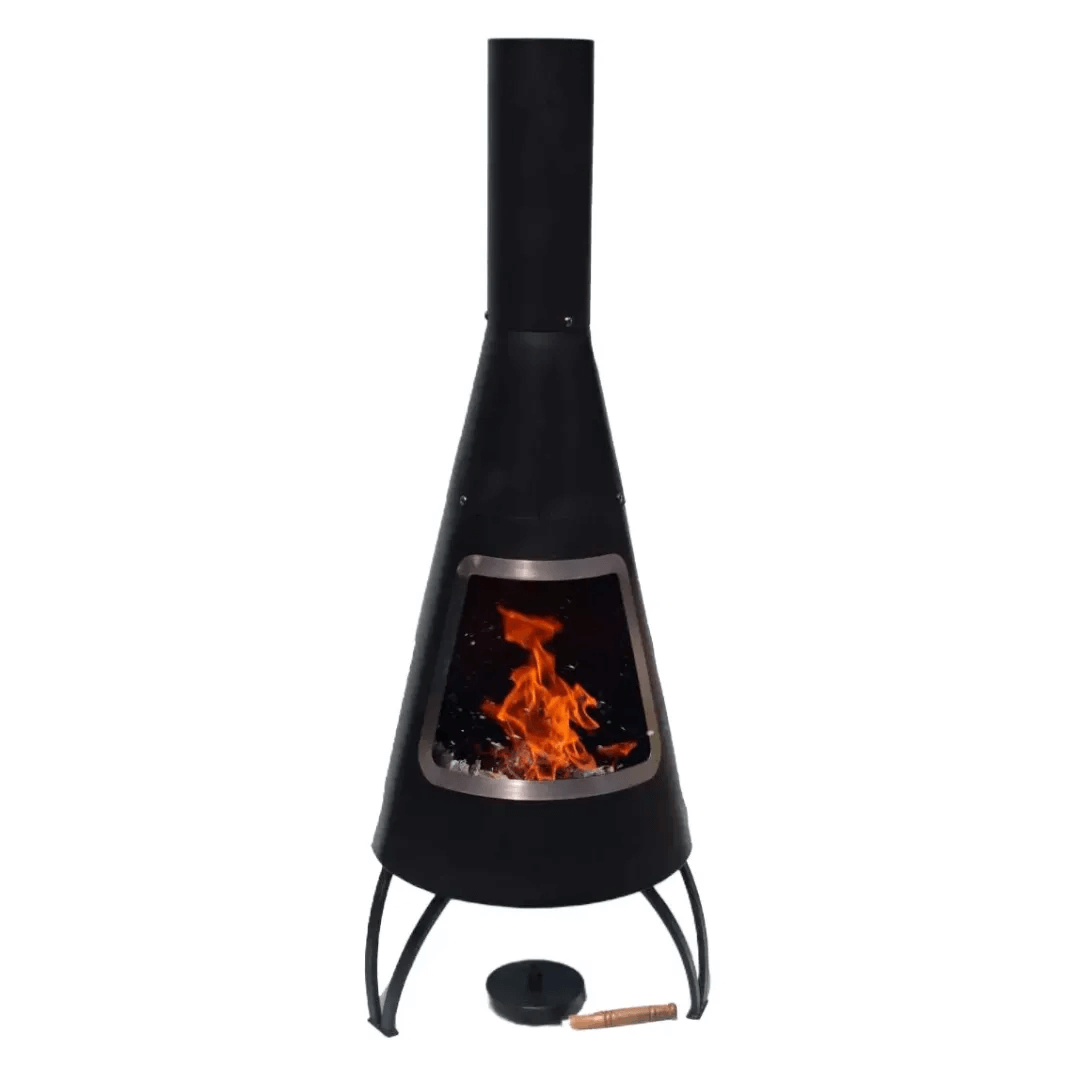 Cono Large Conical Shaped Steel Chimenea