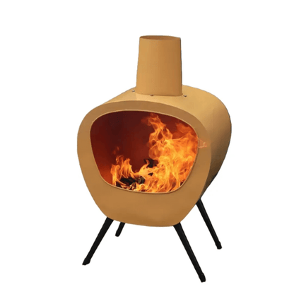 Stella Chimenea Mid-Century Retro Design Orange