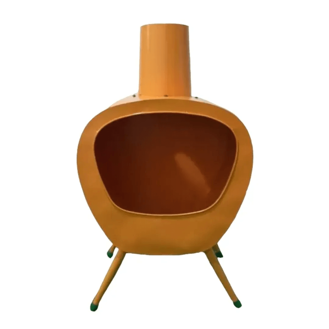 Stella Chimenea Mid-Century Retro Design Orange