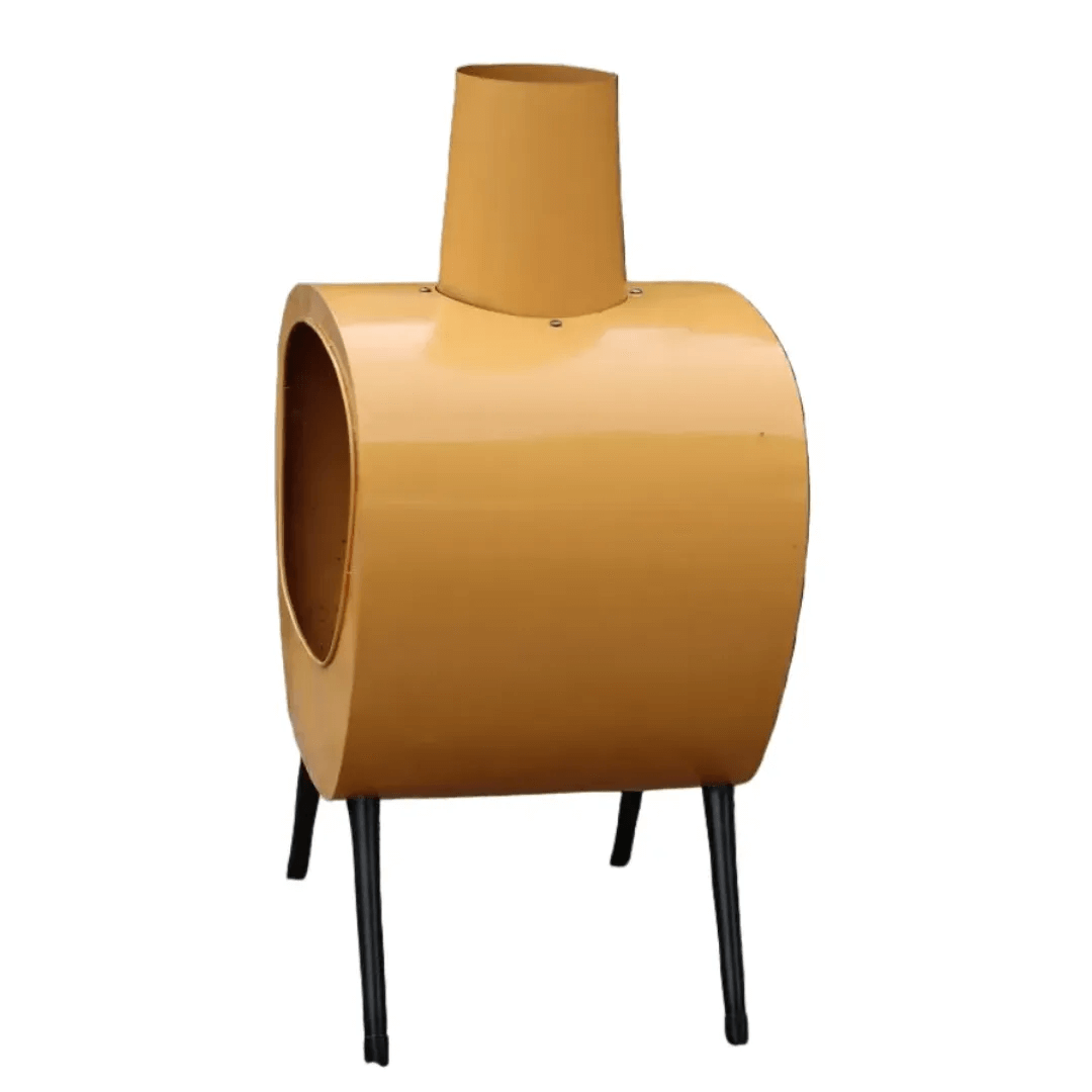 Stella Chimenea Mid-Century Retro Design Orange